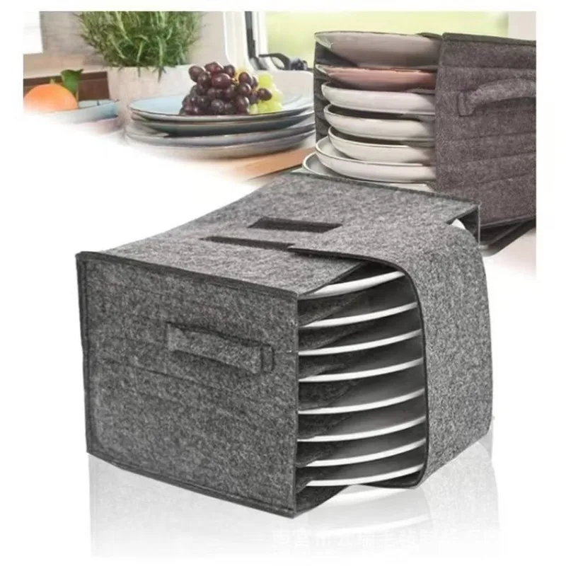 

Caravan Plate Holder Tableware Storage Bag for Motorhome Campervan Boat Cupboard Interior Accessories RV Tableware Racks Parts