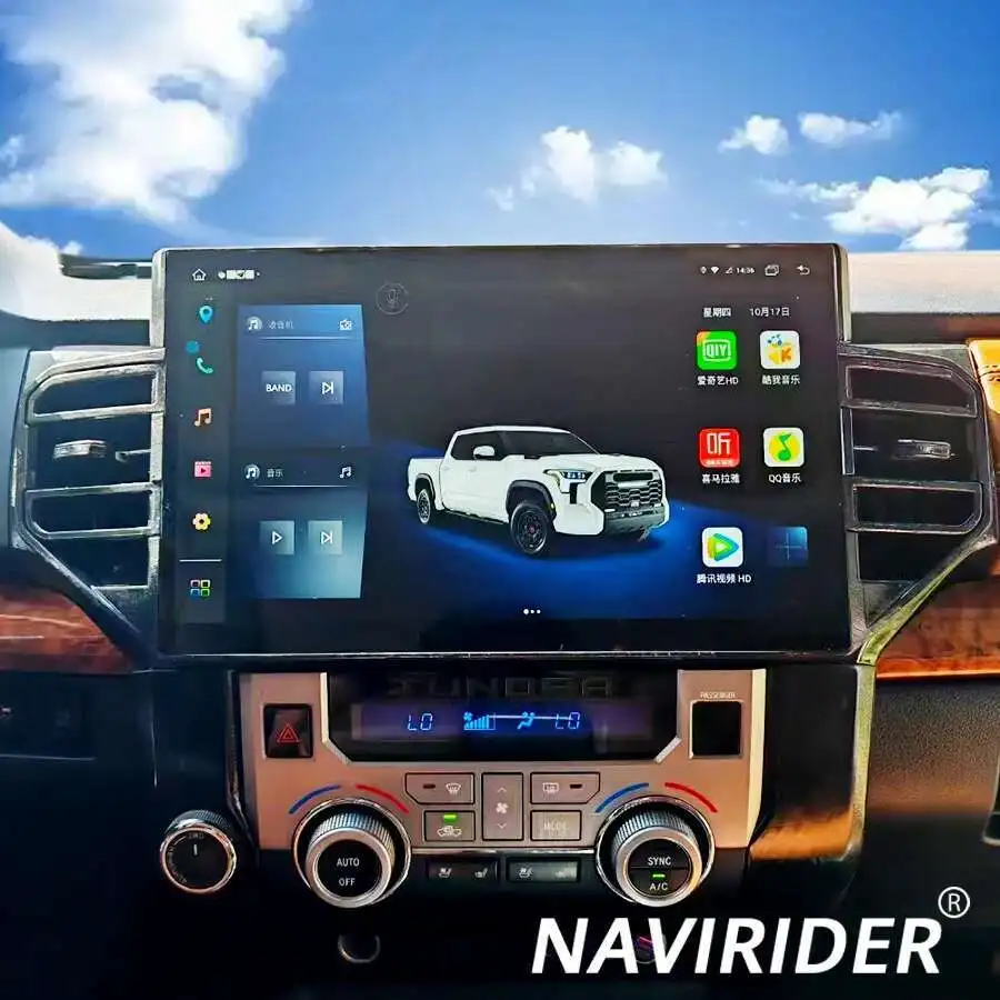

For Toyota Tundra Sequoia 2014 - 2019 Android Auto Carplay Car Radio Stereo Multimedia Video Player GPS Navigation Head Unit 4G