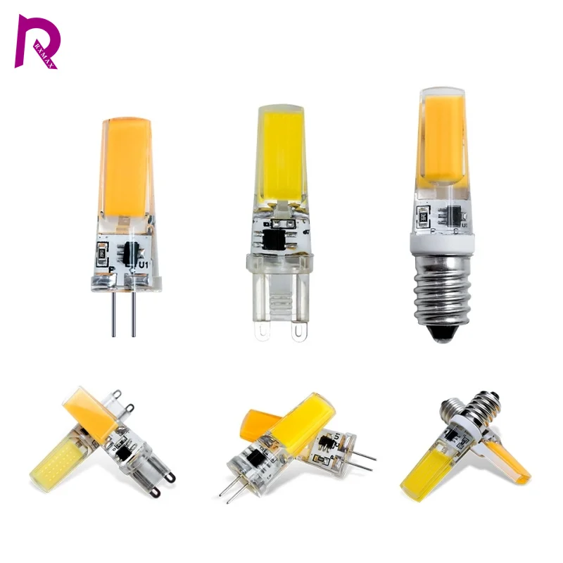 1-8pcs G4 LED Light Bulb G9 3W 6W AC/DC 12V 220V Led Lamp E14 COB Lighting Spotlight Lampadas Chandelier Replace Halogen Lamps