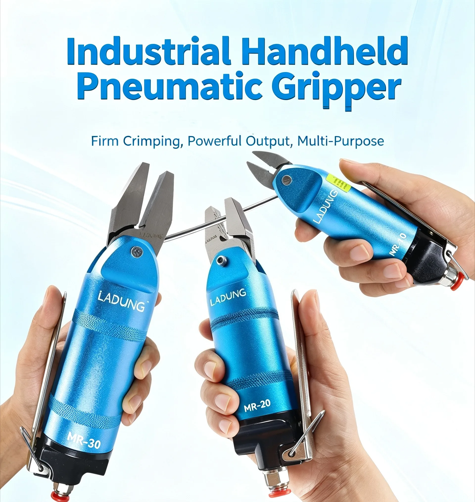 Pneumatic Shears Air Nipper Cutter Toothed/without Toothed Clamp Knife K6Y6K8Y8 Air-Powered Cutting Flat Mouth Crimping Pliers
