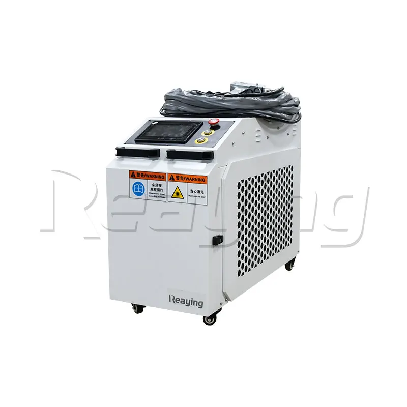 เครื่องเลเซอร์กำจัดสนิมแบบพกพาเครื่องทำความสะอาดสีเลเซอร์1000W-3000W สำหรับลอกโลหะขจัดตะกรัน