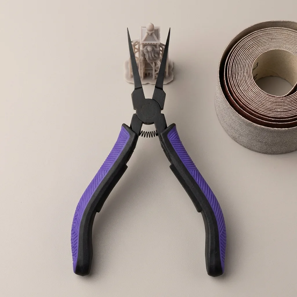 

4,5-дюймовые тонкие плоскогубцы с гладкими губками, мини-плоскогубцы для изготовления ювелирных изделий с рукояткой из TPR с рельефным узором, инструмент для гибки проволоки