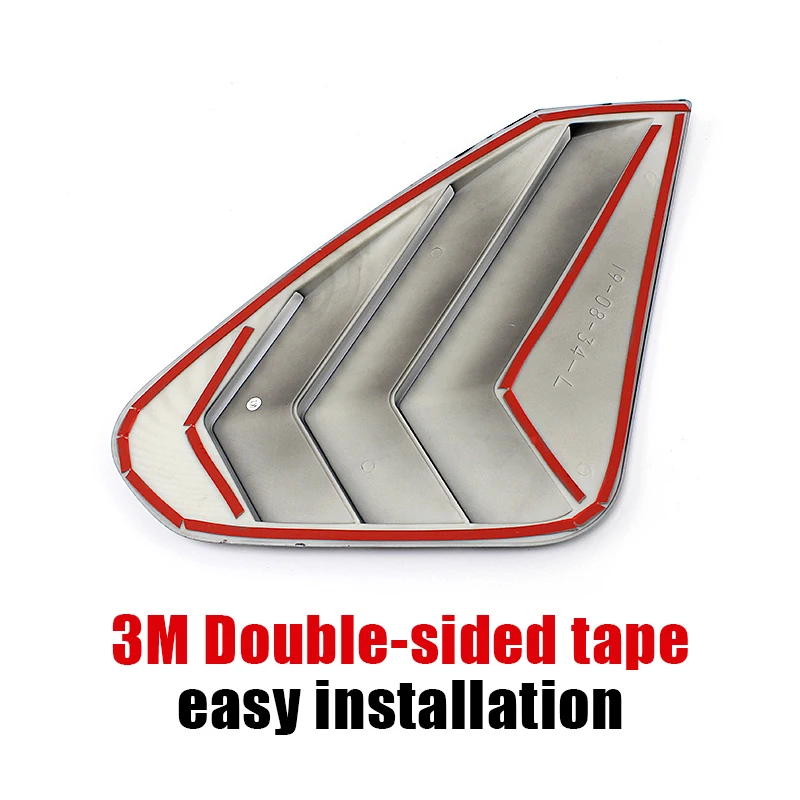 لتويوتا RAV4 XA50 RAV 4 الهجين 2019 2020 2021 2022 2023 2024 نافذة السيارة الخلفية مثلث مصراع لاصقة تزيين كوة الكسوة