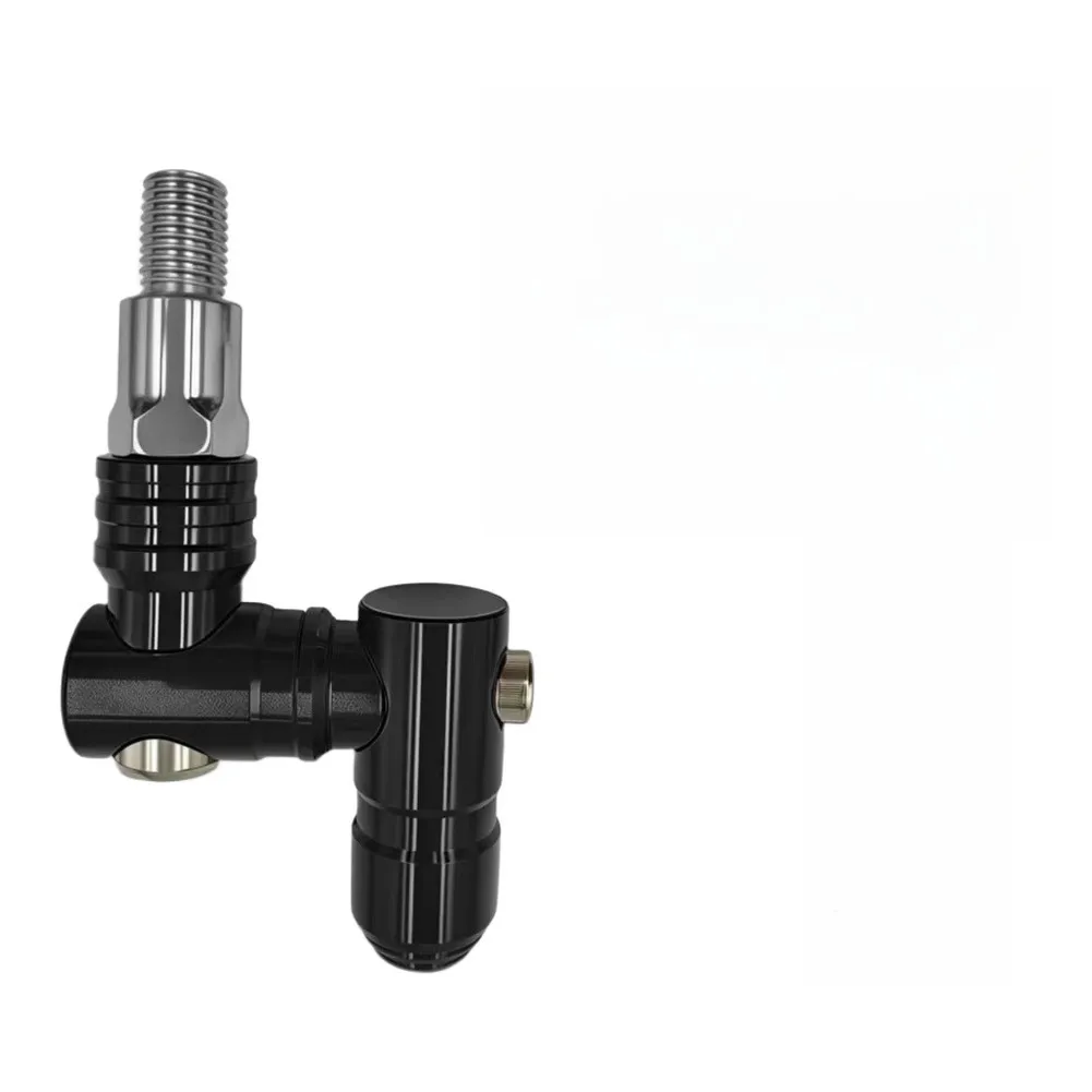 Motorcycle Rearview Mirror Bracket 10mm Aluminum Alloy Lift Adapter Featuring Full 360 Degree Angle Adjustment