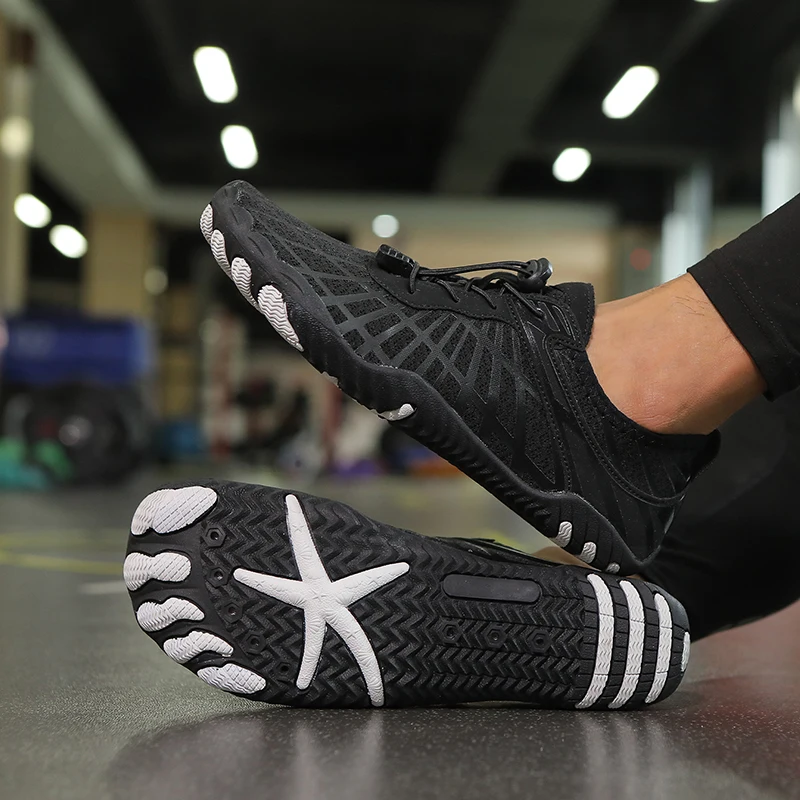 

Мужская быстросохнущая пляжная акваобувь для плавания, водных видов спорта, дайвинга, пешего туризма, плавания, путешествий