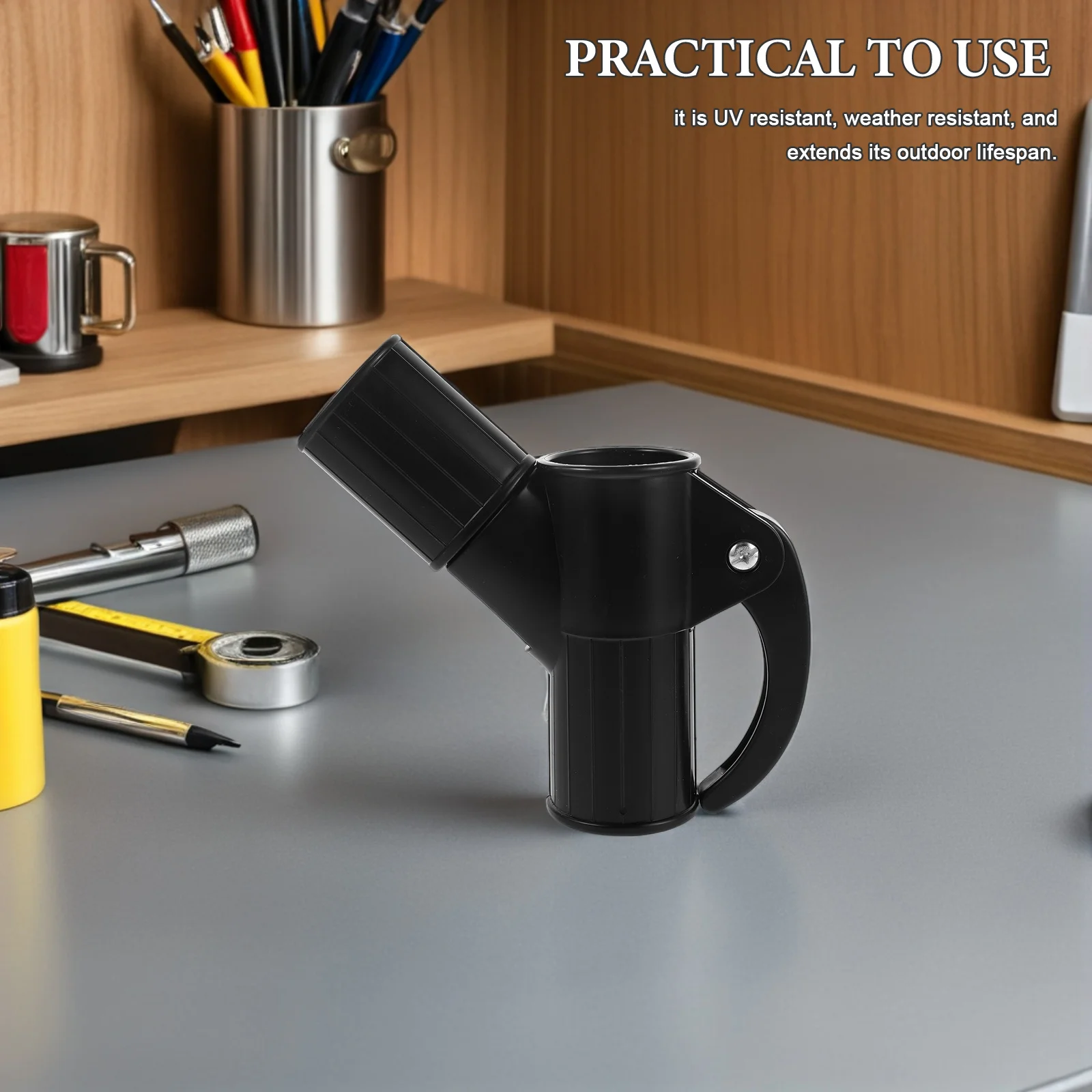 Patio Umbrella Crank Handle Accessory Adjustment Sturdy Stability Durable Construction Universal Compatibility Black