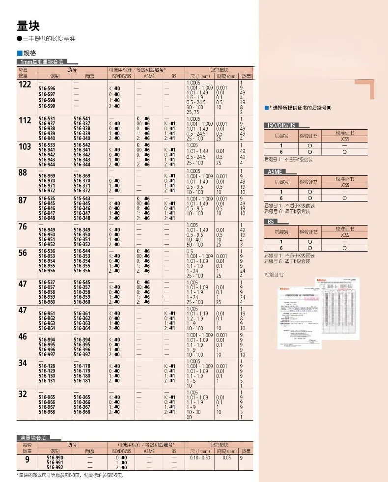 Rectangular Gauge Package 516 Series, Steel, Ceramic BM