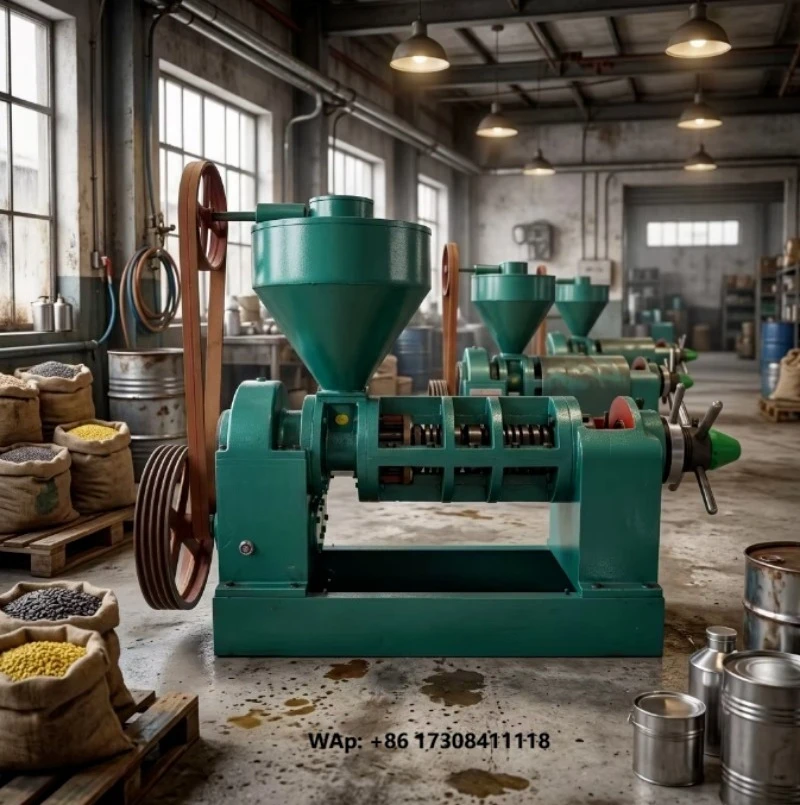 Soybean Groundnut Oil Press YZYX10(95) Complete Oil Processing Line Main Press Unit for Medium-sized Oil Factory