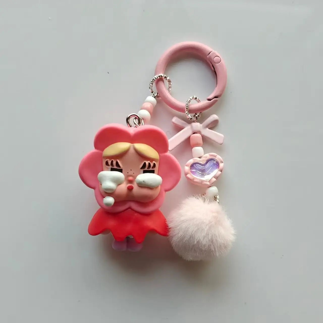 

New Crybaby keychain kawaii anime cartoon keychain schoolbag backpack pendant decoration car key accessories birthday gift