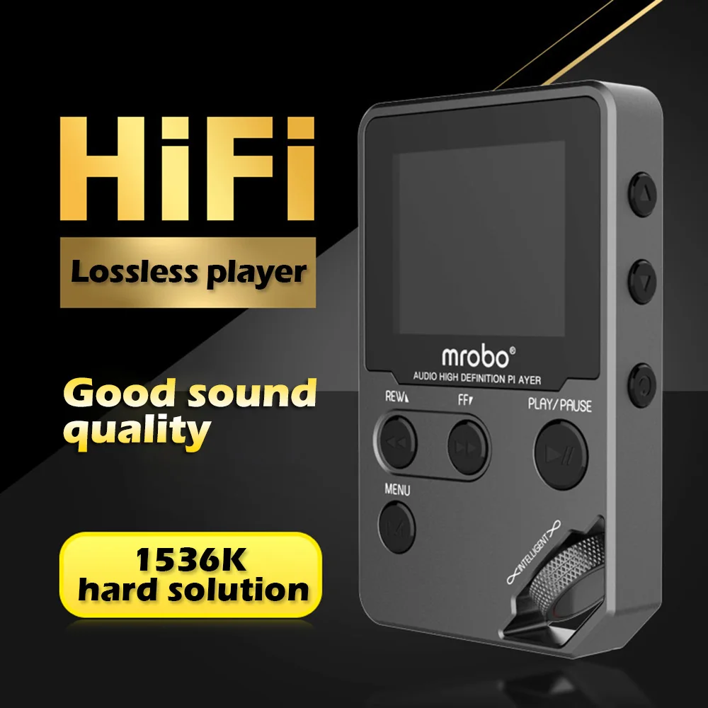 New High Quality MP3 Music Player DAC HD Lossless Hi-Fi Stereo MP3 For Walkman Portable Sports Metal MP3 FM/eBook/Recorder