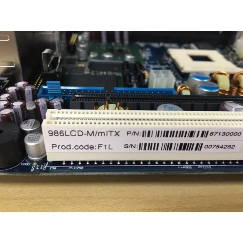 986lcd-m/MITx 100% OK original brand IPC embedded mainboard industrial Motherboard Mini-ITX