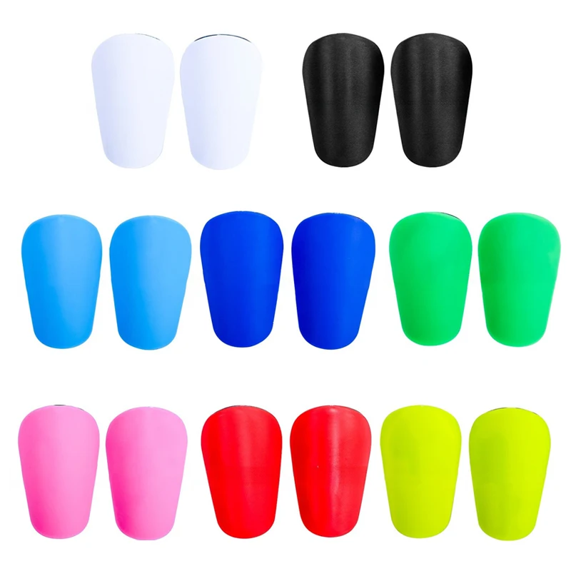 

1 Pair Mini Colorful Football Shin Pad Soccer EVA Plastic Shin Guards Soccer Training Shank Board