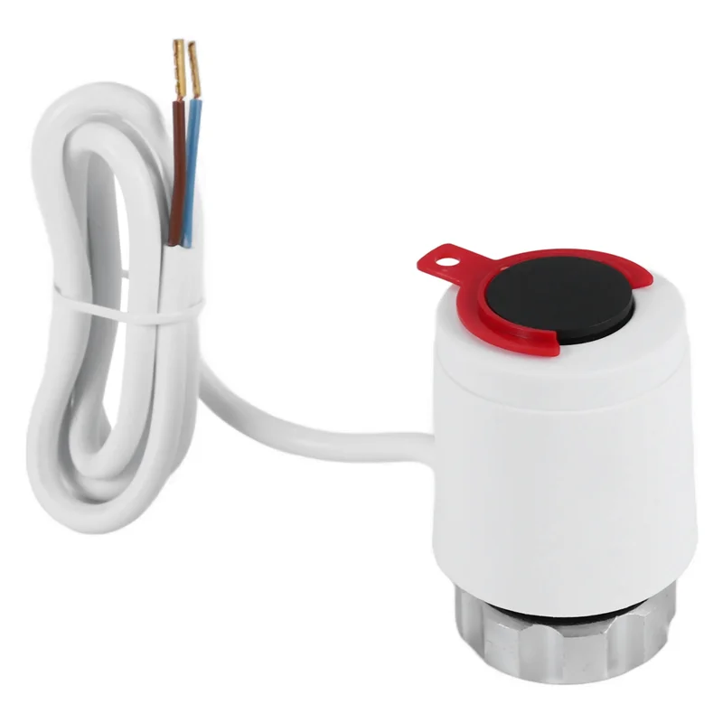 【Flash Sale】230V Normally Closed NC M30x1.5Mm Electric Thermal Actuator For Underfloor Heating TRV Thermostatic Radiator Valve