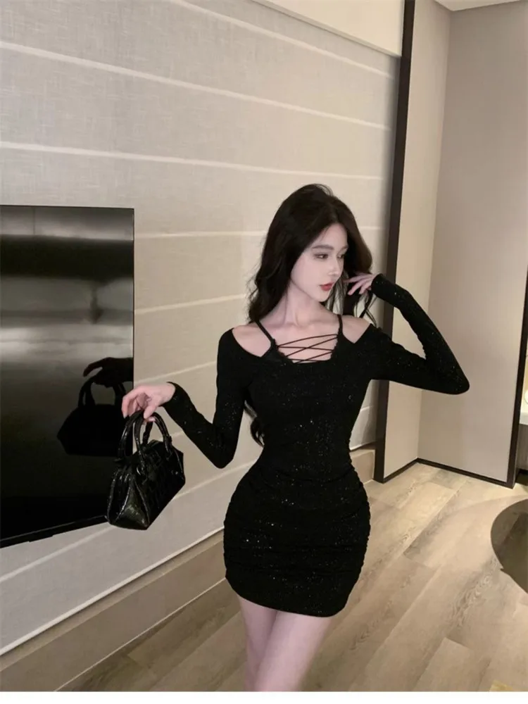 

Женское облегающее платье-боди с пайетками, на одно плечо, с высокой талией, в стиле ретро, длиной до щиколотки, для вечеринок и свадеб...