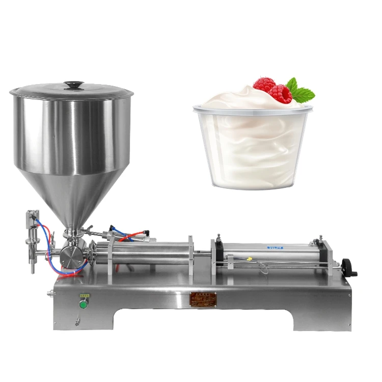 

Tabletop Semi Automatic Thick Paste Filling Machine Cosmetic Cream Peanut Butter Honey Viscosity Paste Filling Machine