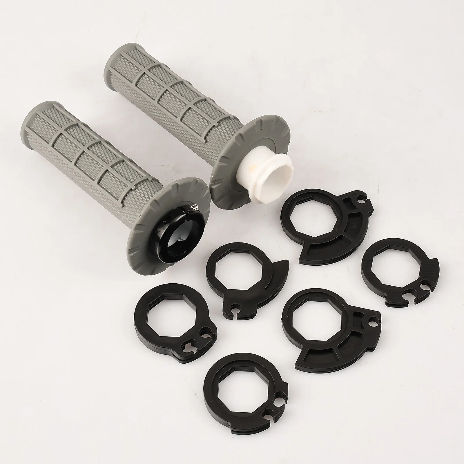 Für Yamaha Honda Kawasaki Suzuki KTM Motorradgriffe 7/8" 22mm Handgriff mit Snap-on Dirt Bike Motorradlenker
