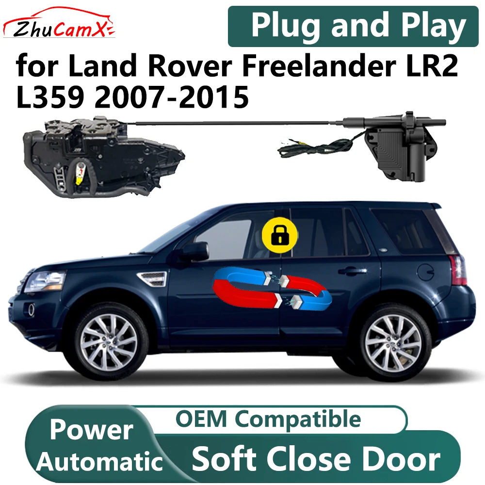 

ZhuCamX for for Land Rover Freelander LR2 L359 2007-2015 Car Electric Soft Close Door System Power Closing Door Latch Lock