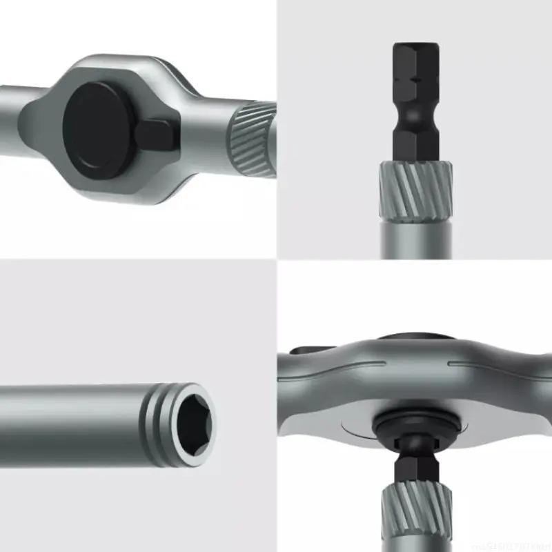 Youpin DUKA ATuMan-핸드 툴 래칫 슬리브 세트 렌치 스크루 드라이버, 24 In 1 멀티 툴 S2 마그네틱 비트 DIY 가정용 수리 도구