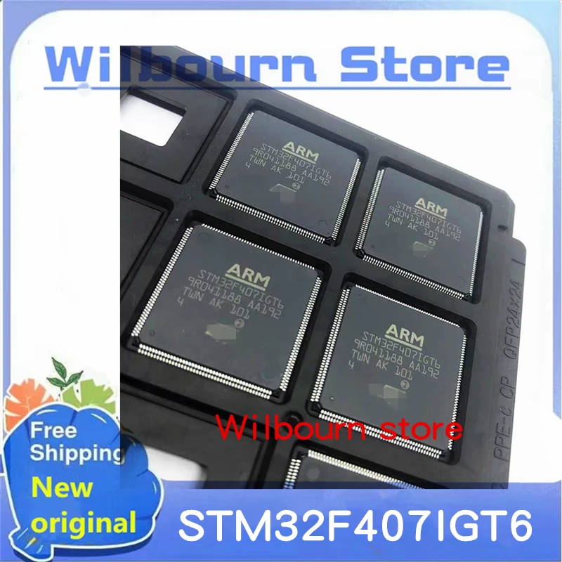 

100% новый оригинальный 1 шт./лот STM32F407IGT6 STM32F407IGTB LQFP176