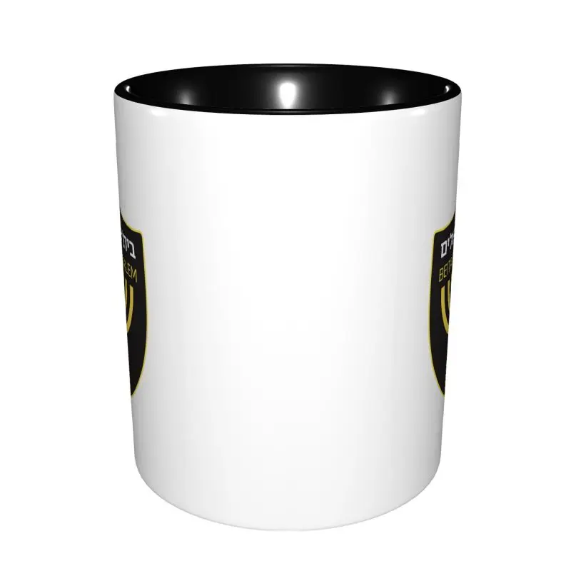 Beitar Jerusalem FC Ceramic Coffee Mugs 11oz Fun Ceramic Coffee Tea Cocoa Cup Handle Tea Cup Drink Cups Customizable patterns