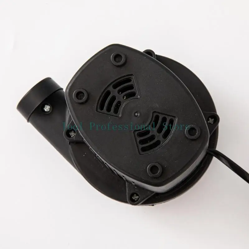57QF 55W Air Mattress Electric Air Pumps with Dedicated Inflation and Deflation Ports, EU Plug, Vehicle Power Wire, and 3 Nozzle