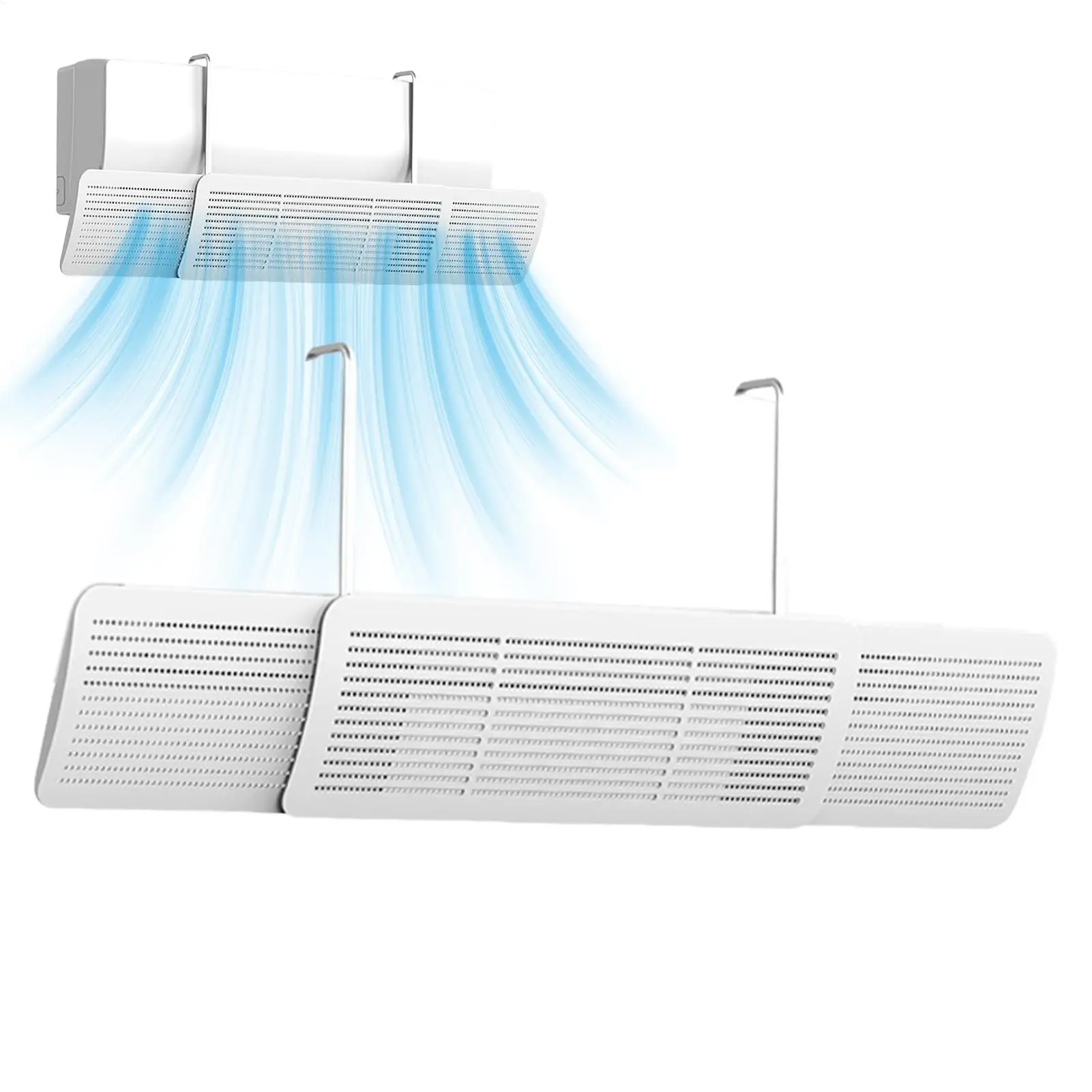 Air Conditioner Deflector Air Conditioner Vent Diverter Fits 23.2-36.2 Inch Anti Direct Blowing AC Deflector for Home Office