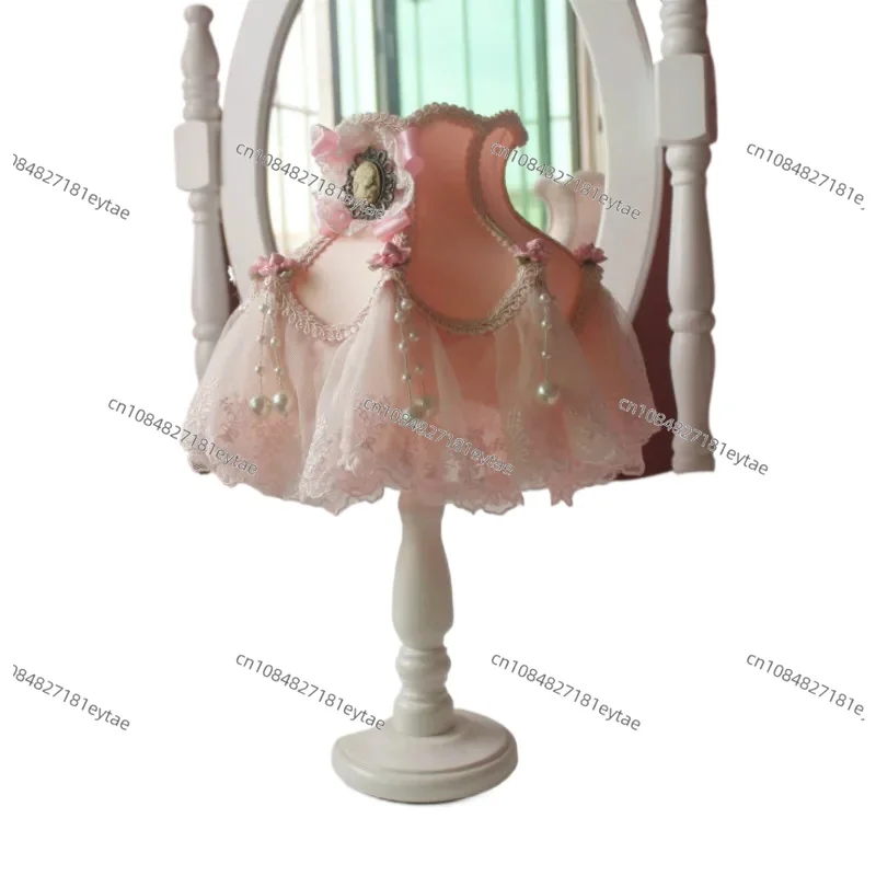 Modern LED Table Lamp with Fabric Shade, Desk Lighting for Living Room Bedroom Home Decor, Wedding Light WJ122113