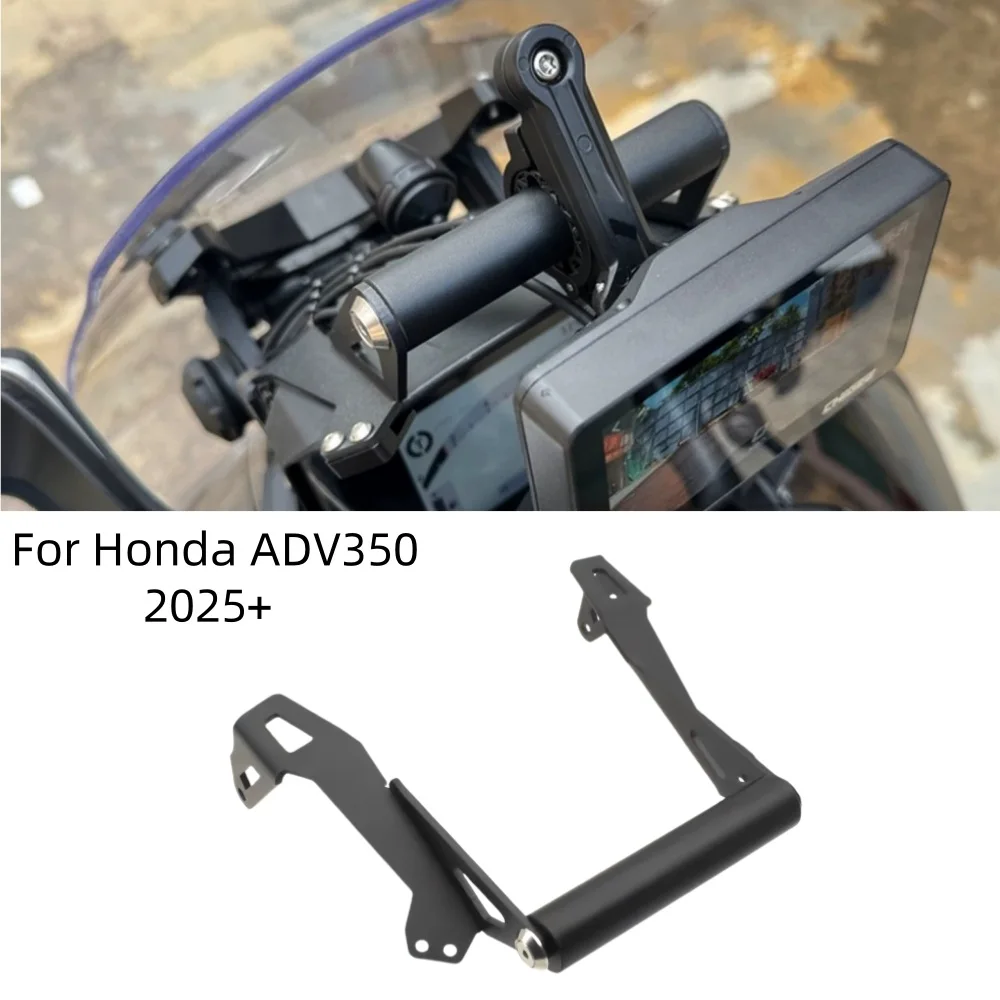 

For Honda ADV350 2025+modified Mobile Navigation Bracket, Motorcycle Windshield Extension Bracket, Mobile Phone Charging
