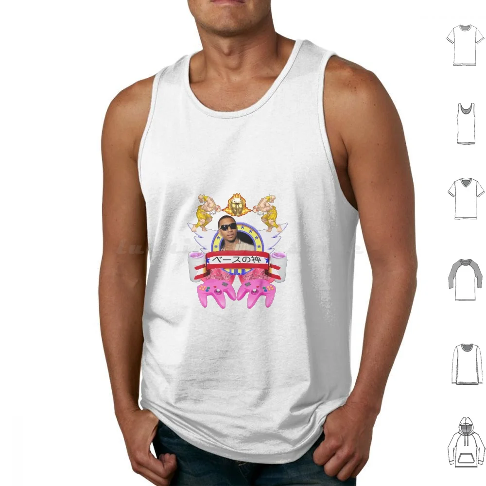 Lil B ( Historical , Rare , Amazing , Wow ) Tank Tops Vest Sleeveless Gengar Ghost Haunter Anime Gastly Cute Game Funny Geek