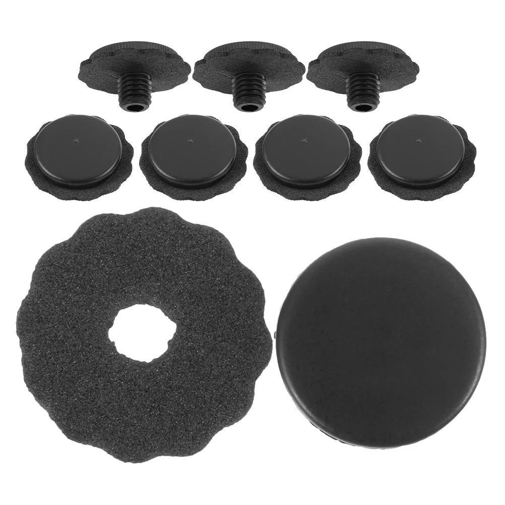 

8 Pcs Umbrella Tip Protector Hole Ring Accessories Plastic Tops Cover Screw Cap Tips