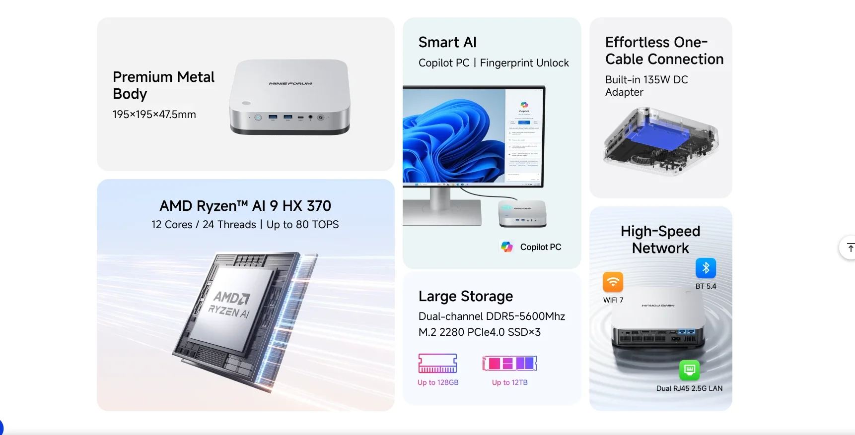 MINISFORUM AI X1 Pro, Komputer - Ddr5 64Gb ulasan dan harga