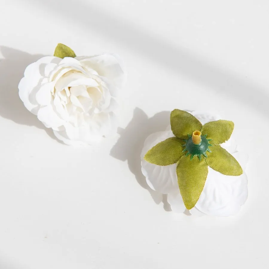 100 Stücke künstlicher Blumen für Heim- und Gartendekoration, Blumengirlanden, Kunsthandwerk, Seidenrosen, Hochzeits- und Brautaccessoires – Detail 6