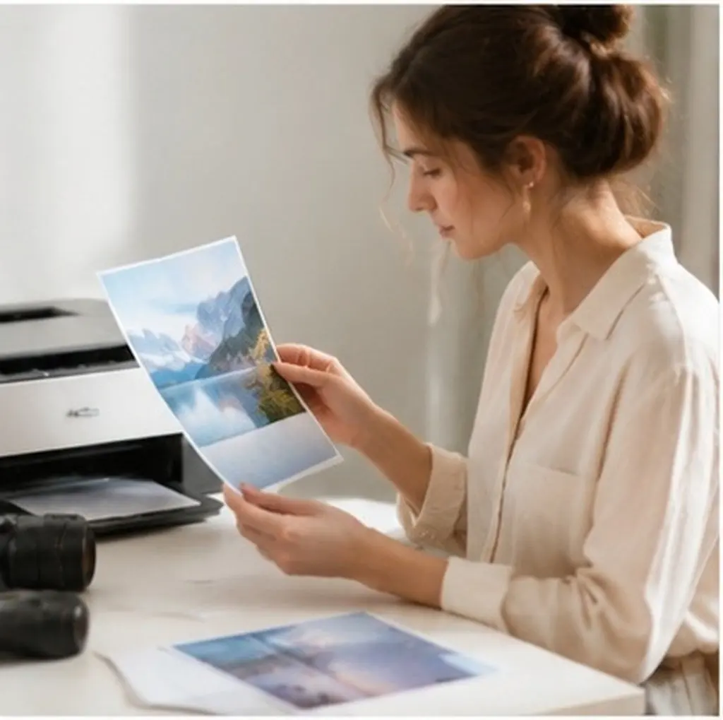 10Sheets Waterproof Photo Paper Glossy Photo Printing Paper for Printer Colorful Pet Material Safe Eco Friendly Professional