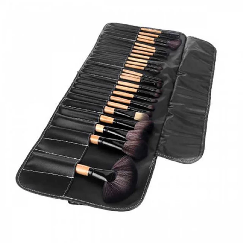 24 pcs/set Makeup Brush Sets Professional Cosmetics Brushes Eyebrow Powder Foundation Shadows Brush Make Up Tools With Gift Bag