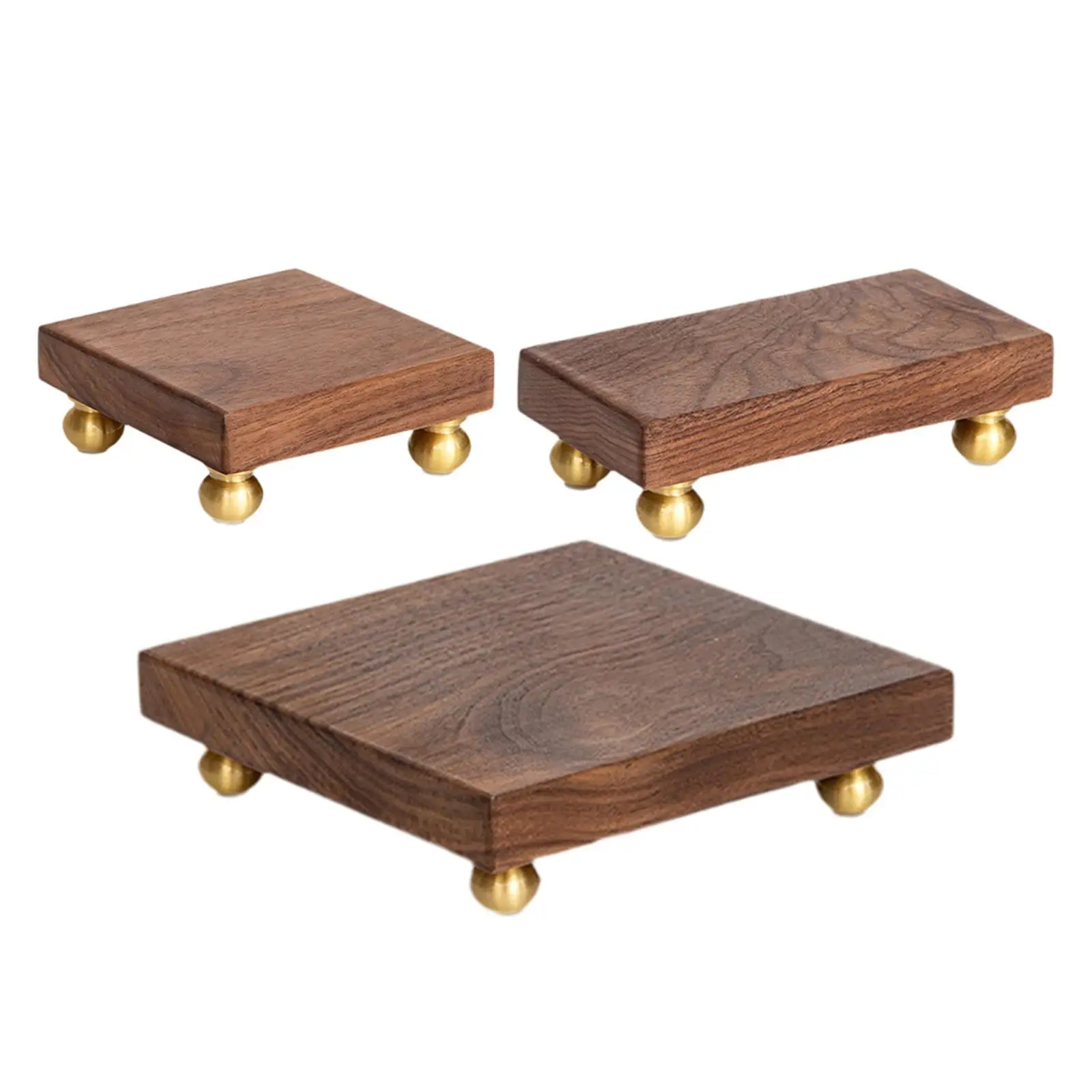 

Wooden Riser Table Organizer Kitchen Bathroom Decorative Tray Counter Decor Soap