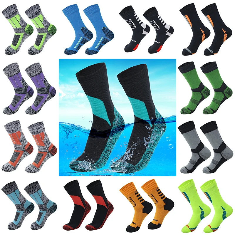 Waterproof Socks Outside Activities Camping Hunting Fishing Breathable Wear-resisting Good Elasticity Soft Man Women