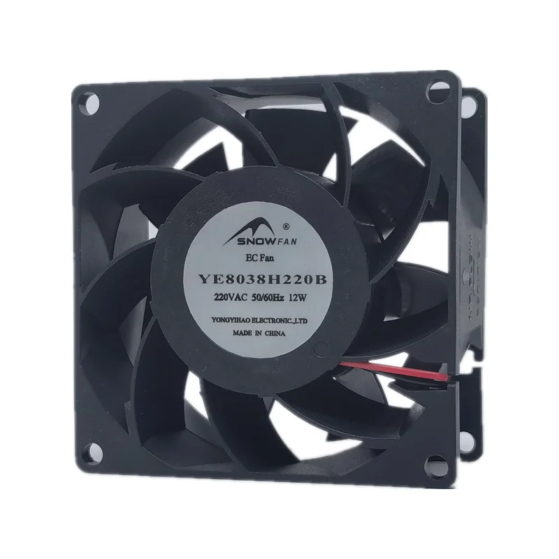 New snowfan YE8038H220B 220V 12W 8038 8cm large air volume axial fan