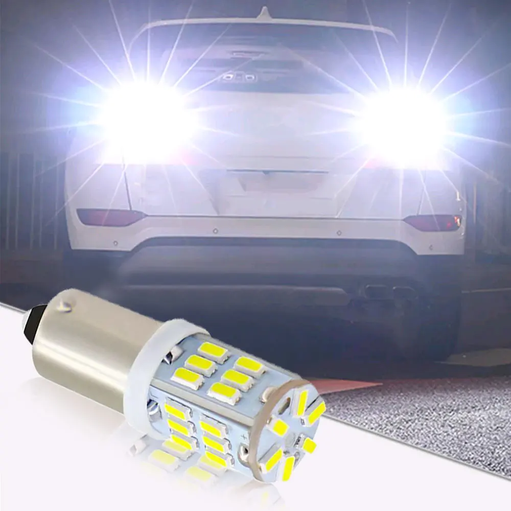 1Pc BA9S 30 SMD 3014 Led Bulbs T4W Car Styling Indicator Parking Lamp Turn Light 300Lm Screw Base White Car Lights Accessories