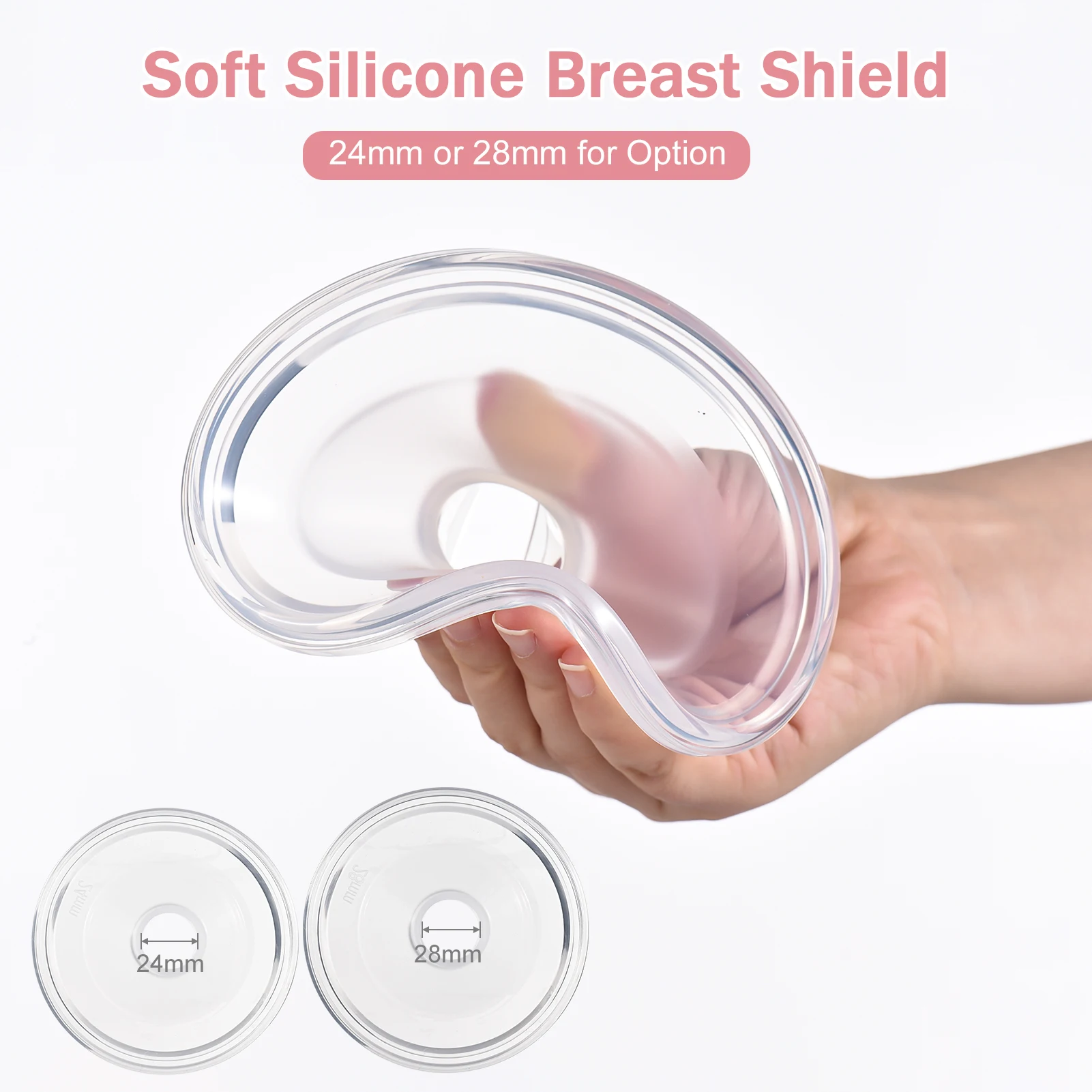 YOUHA Wearable Breast Pumps Hands Free Electric Breast Pump Portable Low Noise Comfort Milk Collector for Breastfeeding BPA-free