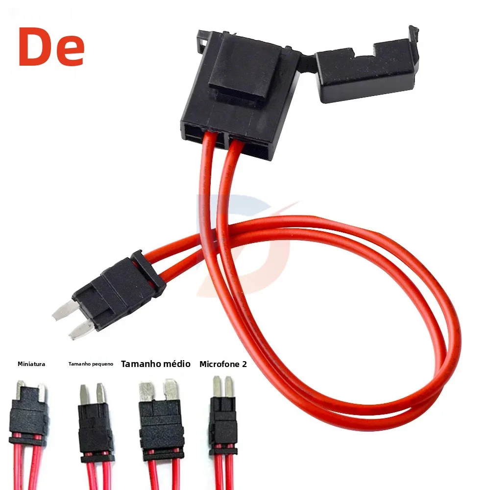 Diymore 32V ACC Mini Micro2 Suporte de Fusível Automotivo 16AWG Caixa de Fusíveis Sem Perdas com Inserção ATM para Luz de Navegação Automotiva e Cabo de Extensão de Fusível Modificado