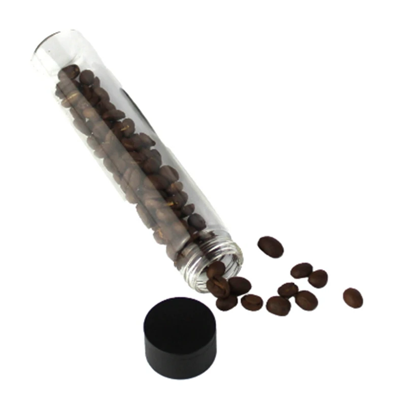 4PCS Single Dose Bean Cellar Coffee Bean Packaging Bottle Test Tube Storage And Preservation Coffee Tools Sealed Jar