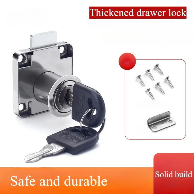 Cabinet Drawer Latch Locks Furniture Door Lock Hardware Desk Lock Wardrobe Cabinet Door Locks Bedside Bookcase Solid Lock