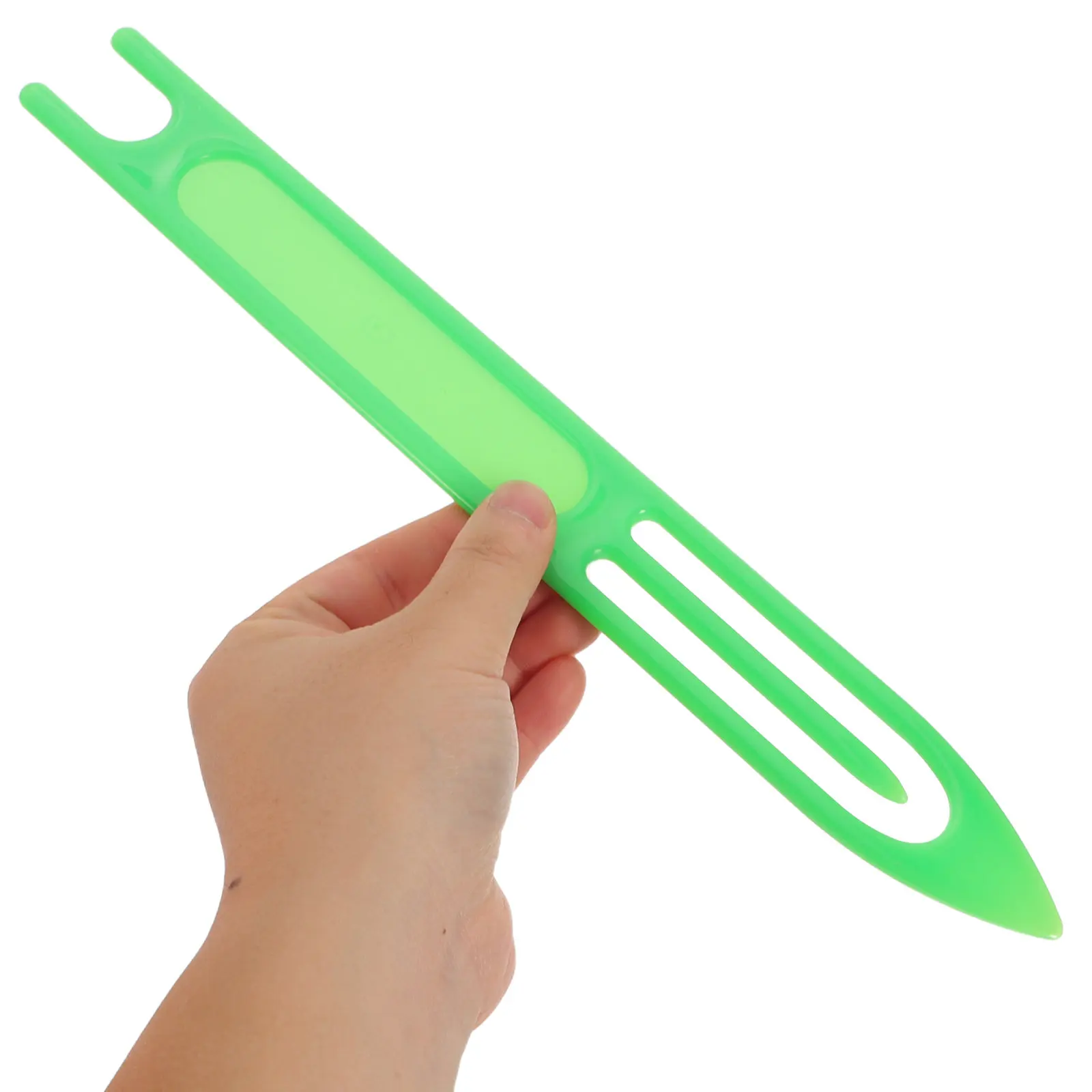 6Pcs Large Plastic Weaving Needle Heavy Duty ABS Fishnet Shuttle Carpet Repair Tool Meshing Tool for Thick Yarn Rug Netting