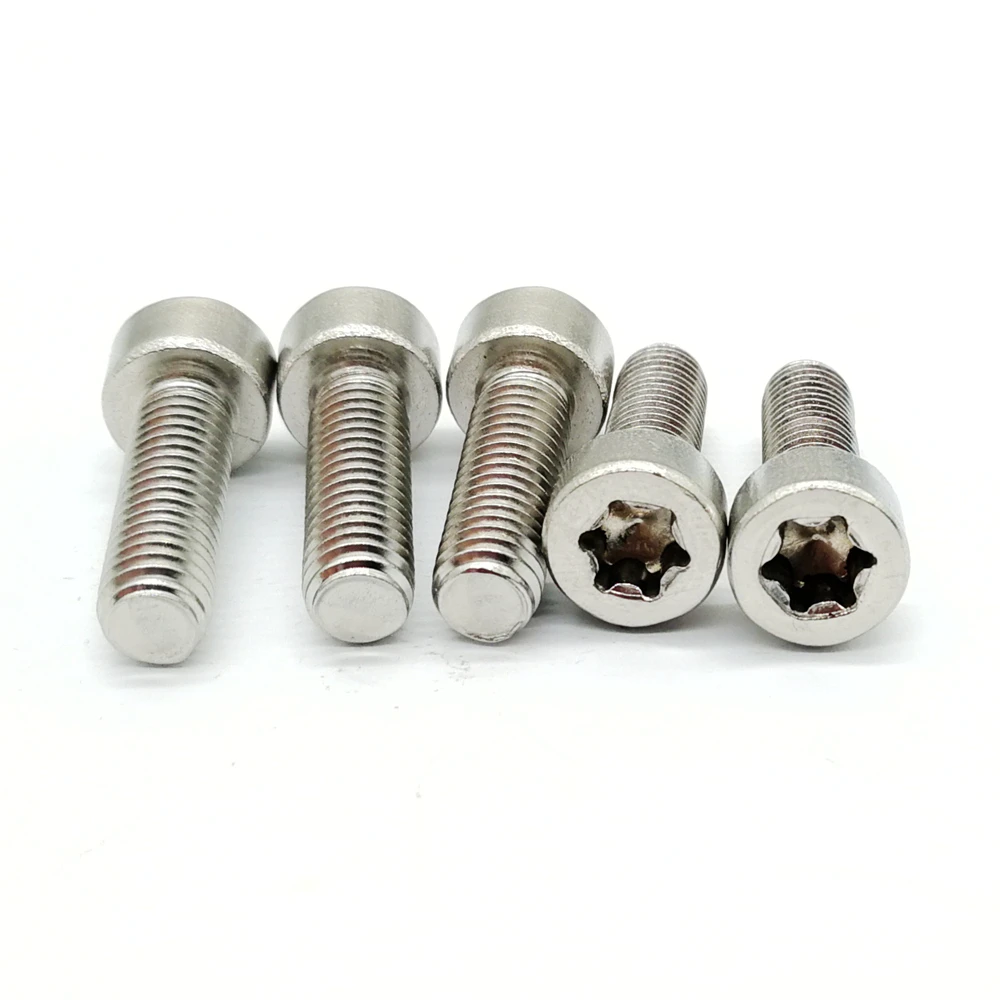 Stainless Steel  hex socket torx head screws M2 M2.5 M3 M4 M5 M6  SUS304 Six lobe Security head screws