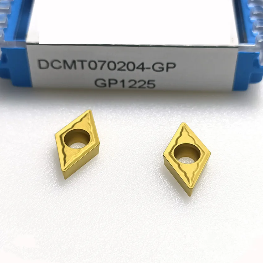 DCMT070204-GP GP1225/DCMT070208-GP GP1225/DCMT11T304-GP GP1225/DCMT11T308-GP GP1225 DCMT07 DCMT11 CNC carbide inserts 10pcs/box