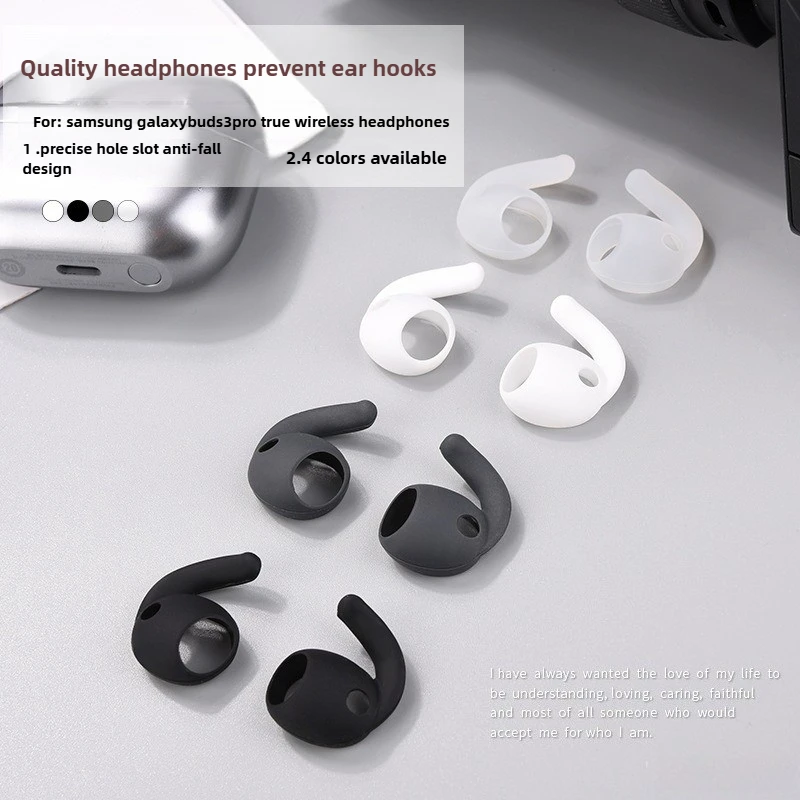 

Silicone Ear Tips For Samsung Galaxy Buds3Pro3Sizes S/M/LAnti-Slip Secure Fit Replacement Ear Covers For Noise-Canceling Earbuds