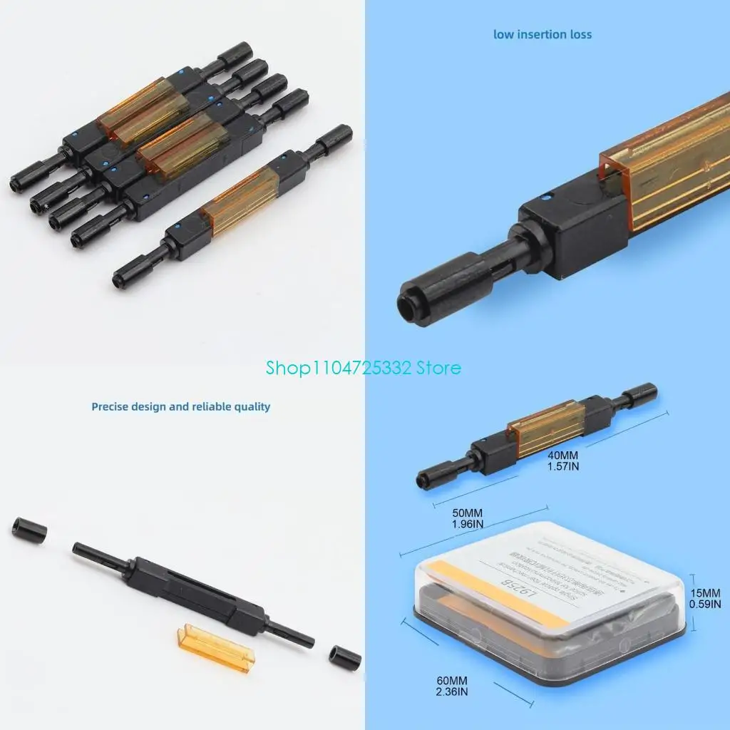 P5EA 5-Piece Universal Fiber Optical Fast Cold Connector Quick Assembly Adapter Plug