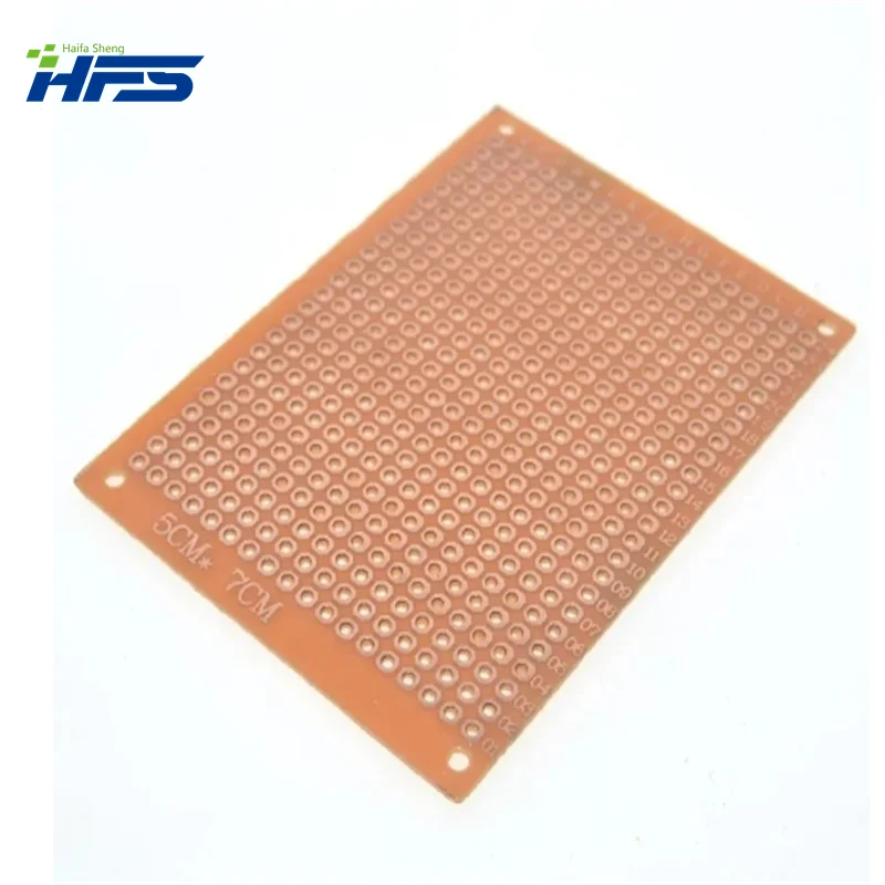 10Pcs 5*7 PCB 5x7 PCB 5cm 7cm DIY Prototype Paper PCB Universal Board yellow