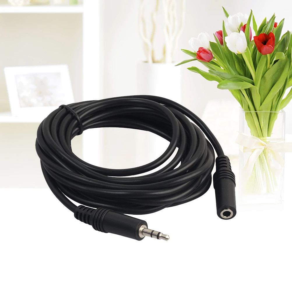 

3M Audio Line Headphone Extension Cord AUX Cable Male to Female Durable PVC Nickel Plated Smartphones Tablets MP3 Players Car