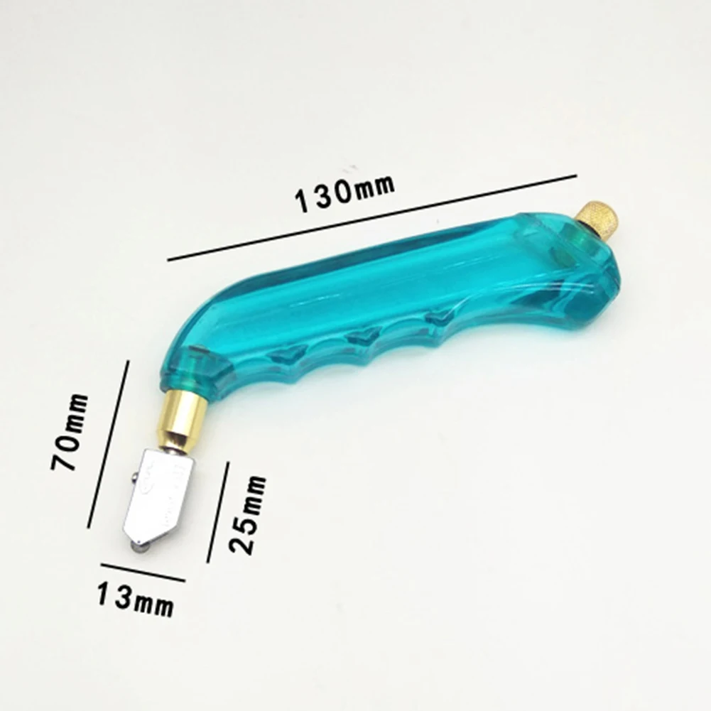 Pistol Grip Glass Cutter with Replaceable Blades & Auto Oil Feed, Ideal for Tile & Glass Cutting